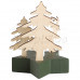 Деревянная фигурка с подсветкой Олень в лесу 9*8*10 см