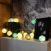 Тайские фонарики «Северное сияние» 3,5 м, прозрачный ПВХ, 20 LED, теплый белый, питание 2 х АА (батарейки не в комплекте)