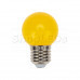 Лампа шар e27 3 LED ∅45мм - желтая, SL405-111