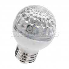 Лампа шар e27 9 LED ∅50мм белая